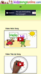 Mobile Screenshot of kidssongsonline.com